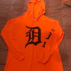 Victoria’s Secret PINK Detroit Tigers Long Sleeve Hooded Tee